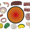alt="バーベキューのイラスト"