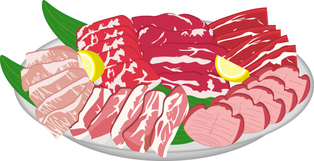 alt="焼肉セットのイラスト"