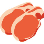 alt="豚肉のイラスト"