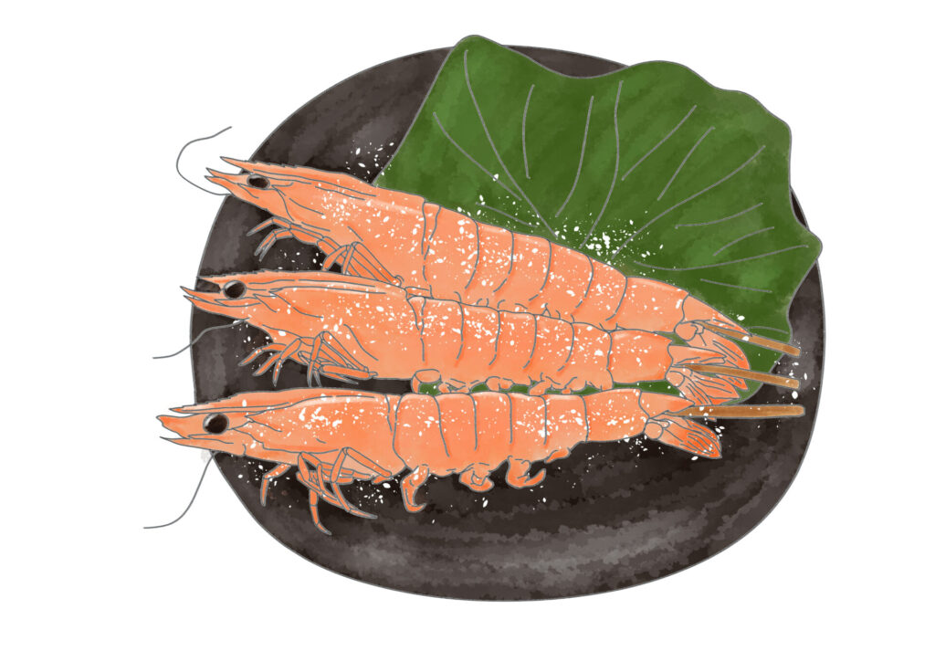 alt="海産物のイラスト"