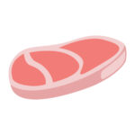 alt="豚肉のイラスト"