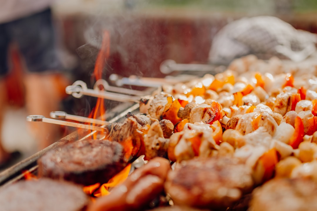BBQの海鮮焼き