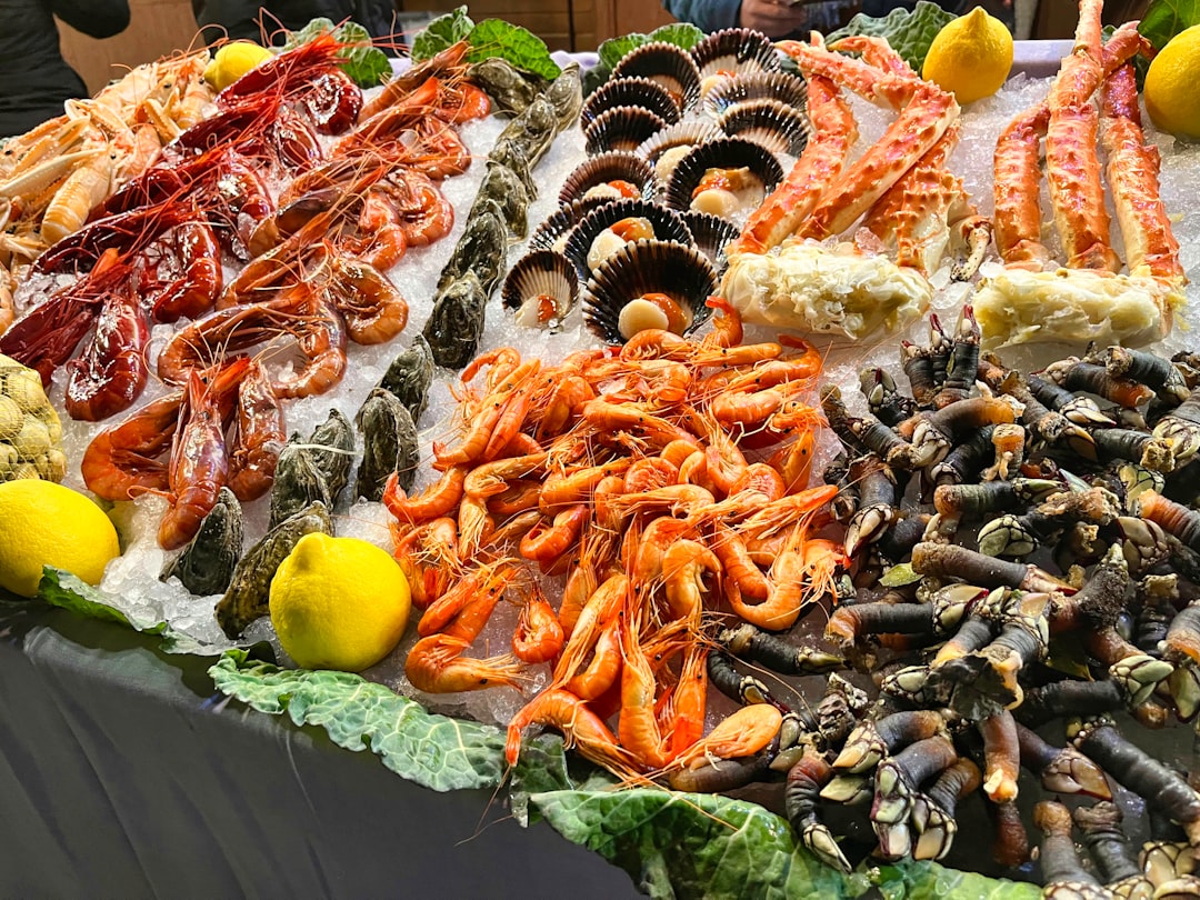 海産物の豪華な盛り合わせ