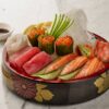 新鮮な海産物 刺身
