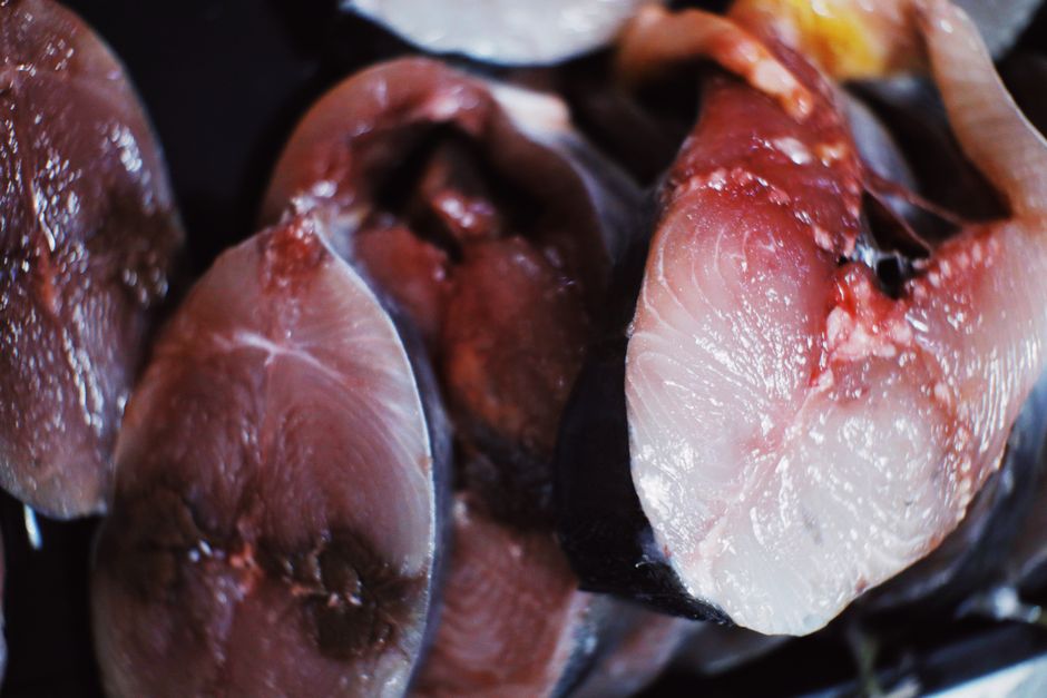 赤身中心の訳ありマグロの切り身