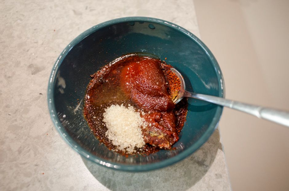 漬け床を作る様子