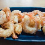 さばの竜田揚げのクローズアップ