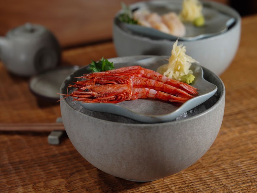 白子料理の食卓