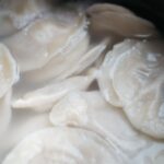 水餃子のクローズアップ